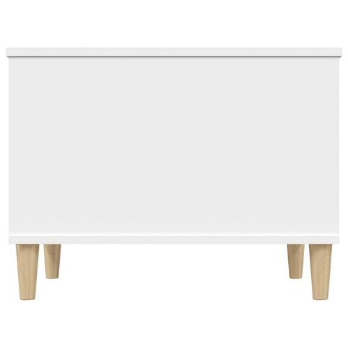 Sofabord 60x44,5x45 cm konstrueret træ hvid