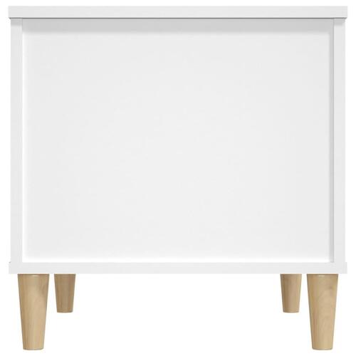 Sofabord 60x44,5x45 cm konstrueret træ hvid
