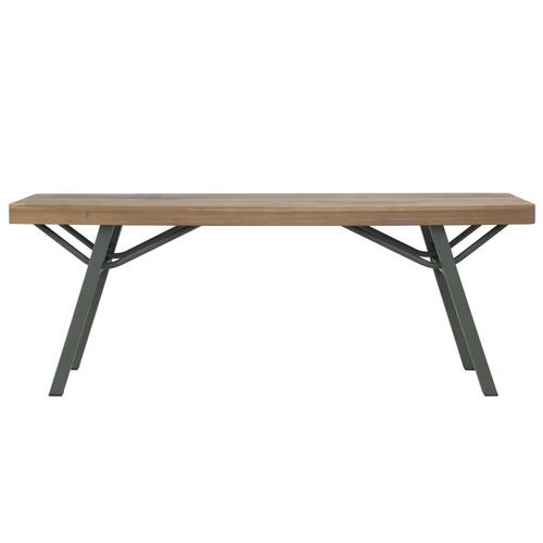 Havebænk 120 cm massivt akacietræ