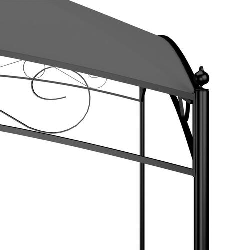 Havepavillon 3x4x2,65 m 180 g/m² antracitgrå