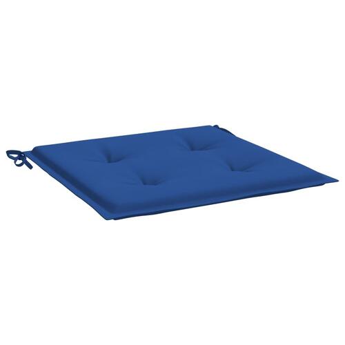 Hynder til havestol 4 stk. 50x50x3 cm oxfordstof kongeblå