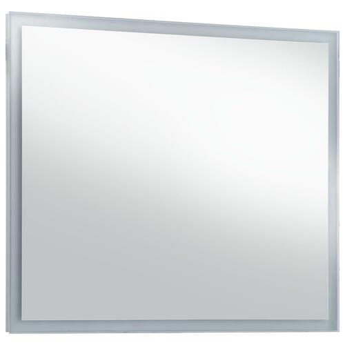 LED-vægspejl til badeværelset 60x50 cm
