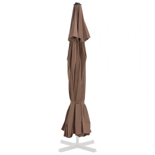 Udskiftningsdug til parasol 515 cm - sandfarvet