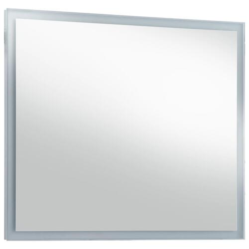 LED-vægspejl til badeværelset 80x60 cm