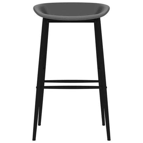 Barstole 2 stk. grå