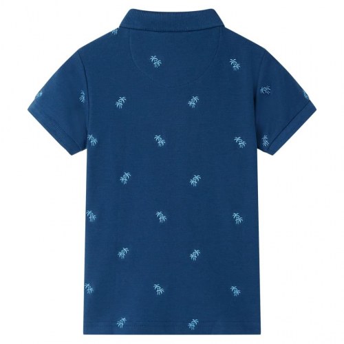 Poloshirt til børn str. 140 - mørkeblå