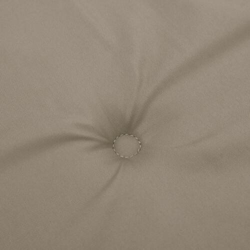 Hynder til havestol 2 stk. 40x40x3 cm oxfordstof gråbrun
