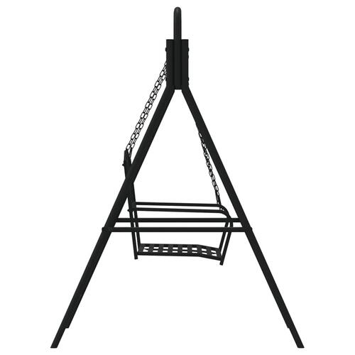 Gyngebænk 124 cm stål sort