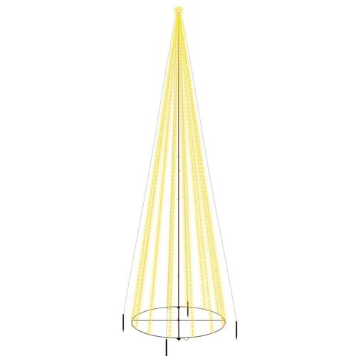 Kegleformet juletræ 230x800 cm 1134 LED'er varmt hvidt lys