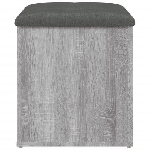 Skobænk 42x42x45 cm konstrueret træ grå sonoma-eg