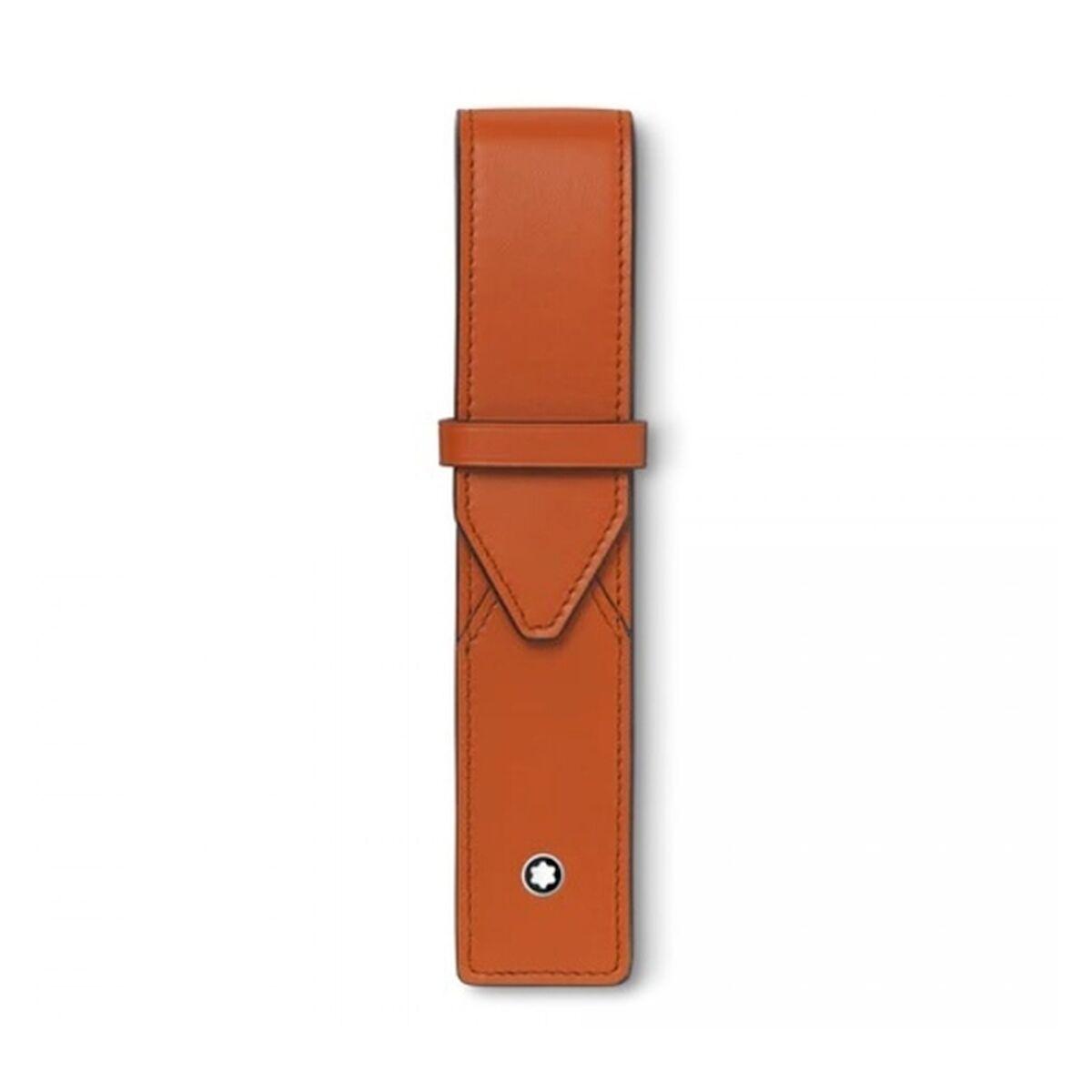 Montblanc 131268 læderetui til kuglepen - brun