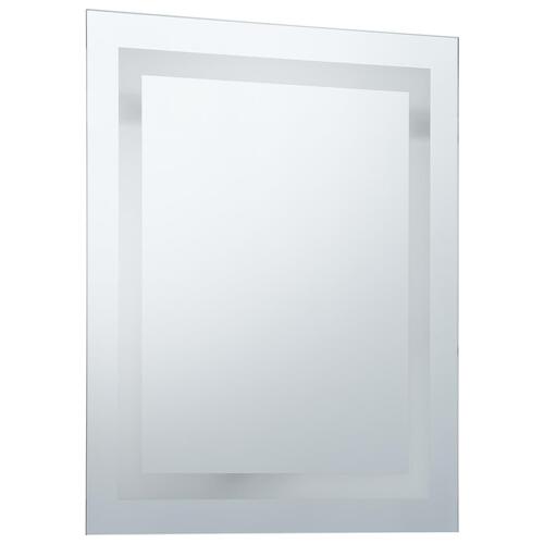LED-vægspejl til badeværelset 60x80 cm