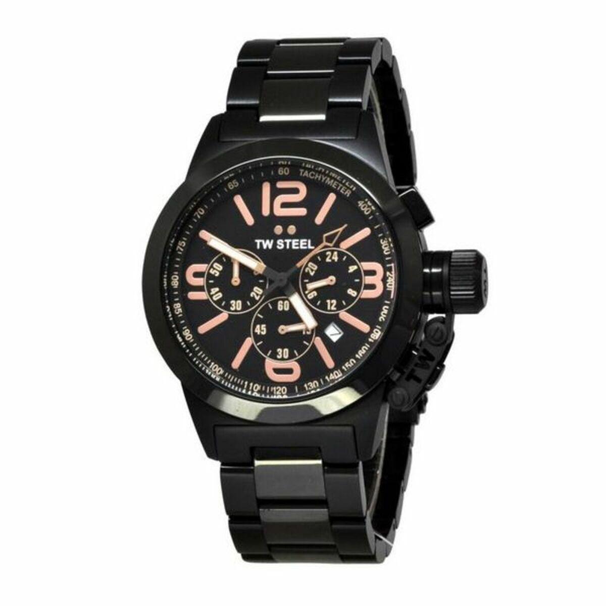 Herreur Tw Steel TW312 - sort stål, Ø 40 mm