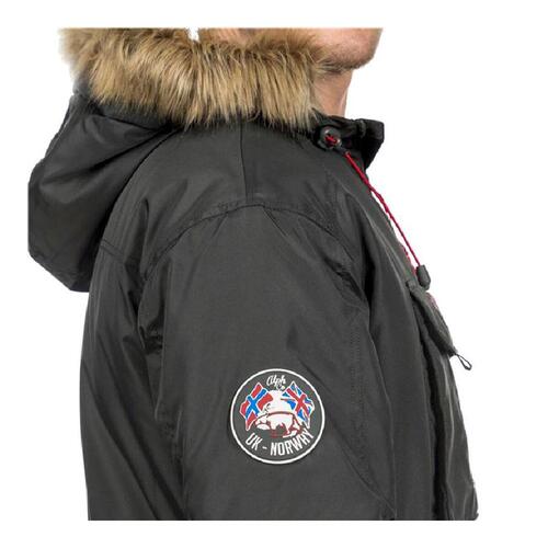 Sportsjakke til Mænd Alphaventure Noreg Sort XL