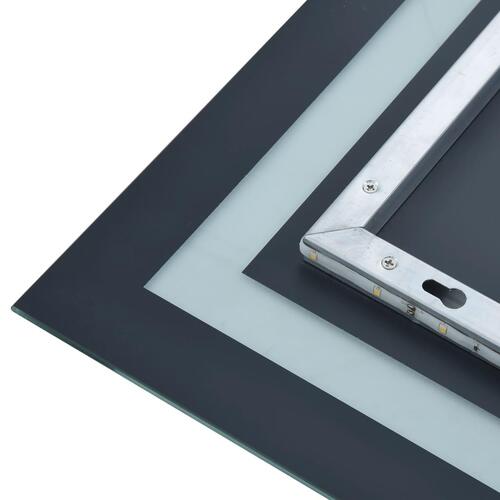 LED-vægspejl til badeværelset 60x100 cm