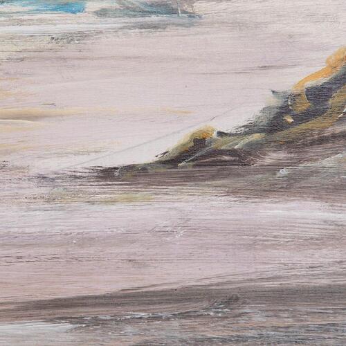 Lærred 120 x 3,5 x 90 cm