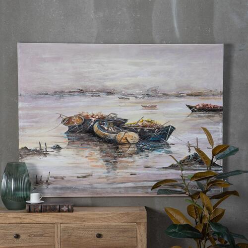 Lærred 120 x 3,5 x 90 cm