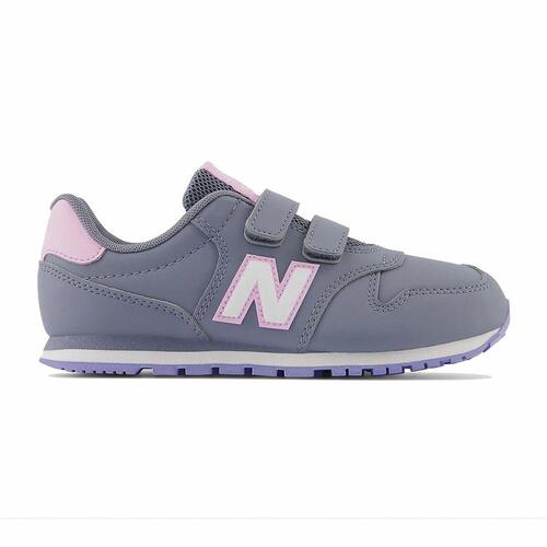 Sportssko til børn New Balance 500 HookLoop Grå 33