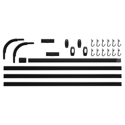 Sealskin badeforhængsstang Easy-Roll sort