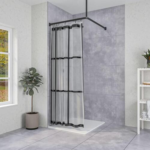 Sealskin badeforhængsstang Easy-Roll sort