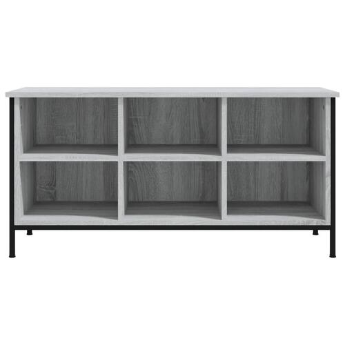 Skoreol 100x35x50 cm konstrueret træ grå sonoma-eg