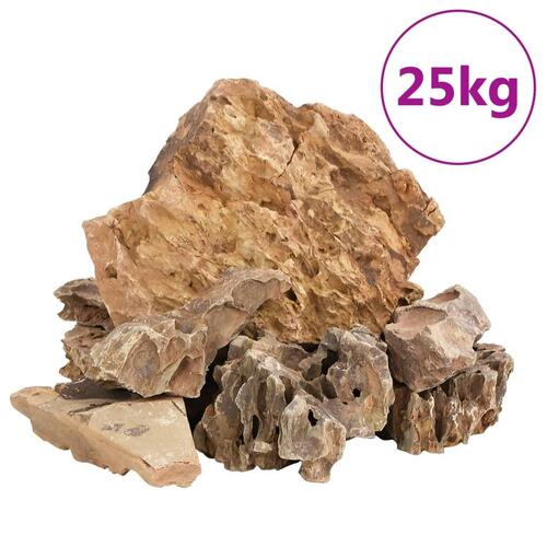 Dragesten 25 kg 5-30 cm brun