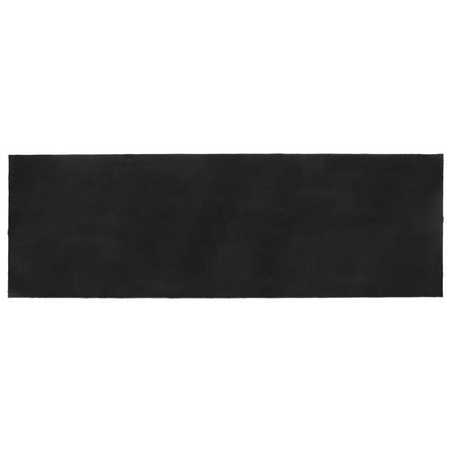Dørmåtte 100x300 cm tuftet coir mørkegrå