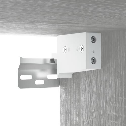 Væghængt tv-skab 80x34,5x40 cm grå sonoma