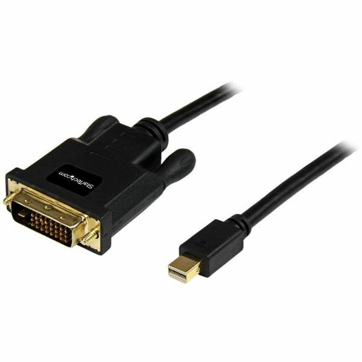 Startech Mini DisplayPort til DVI-kabeladapter 1,8 m - sort