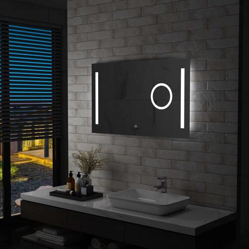 LED-spejl til badeværelset med berøringssensor 100x60 cm