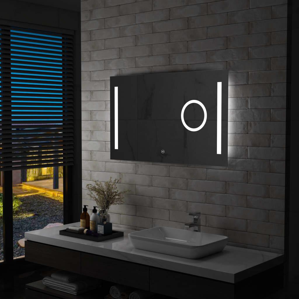 LED-spejl til badeværelset med berøringssensor 100x60 cm