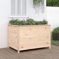 Højbed 119,5x82,5x78 cm massivt fyrretræ