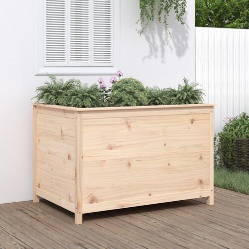 Højbed 119,5x82,5x78 cm massivt fyrretræ