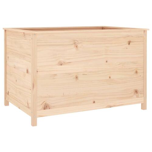 Højbed 119,5x82,5x78 cm massivt fyrretræ