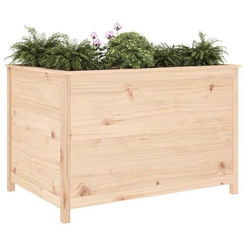 Højbed 119,5x82,5x78 cm massivt fyrretræ