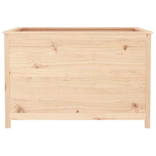 Højbed 119,5x82,5x78 cm massivt fyrretræ