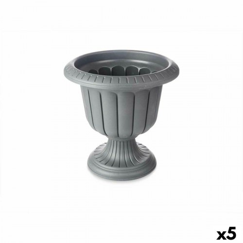 Urtepotte Ibergarden antracit plastik - vinglasdesign 47,6 × 47 × 47,4 cm (5 stk.)