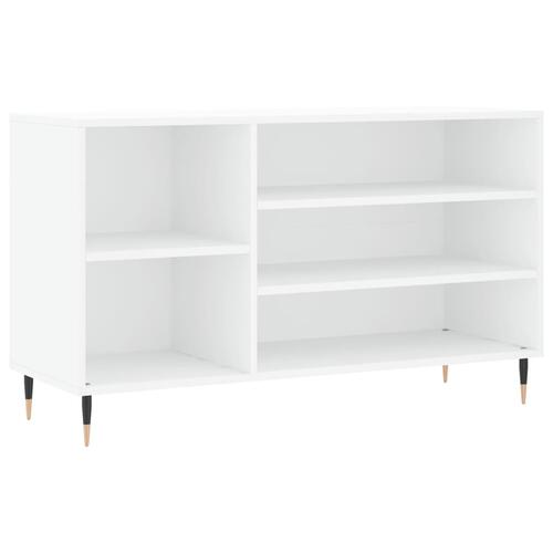Skoreol 102x36x60 cm konstrueret træ hvid