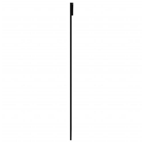 Skydedør m. monteringssæt 102x205 cm sikkerhedsglas og aluminium
