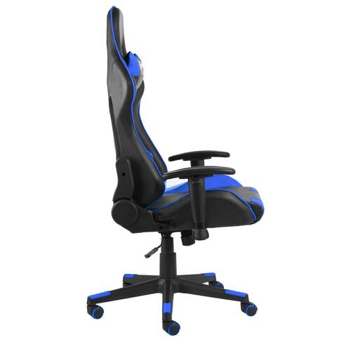 Drejelig gamingstol PVC blå