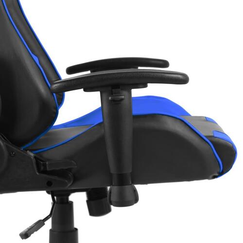 Drejelig gamingstol PVC blå