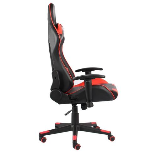 Drejelig gamingstol PVC rød