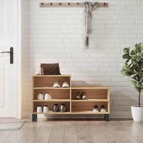 Skoreol 102x36x60 cm konstrueret træ sonoma-eg