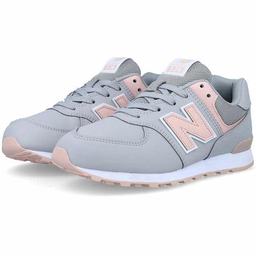 Kvinde Casual Sneakers New Balance 574 Grå Pink 37