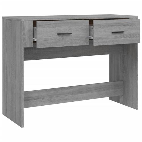 Konsolbord 100x39x75 cm konstrueret træ Grå sonoma-eg