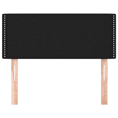 Sengegavl 100x5x78/88 cm stof sort