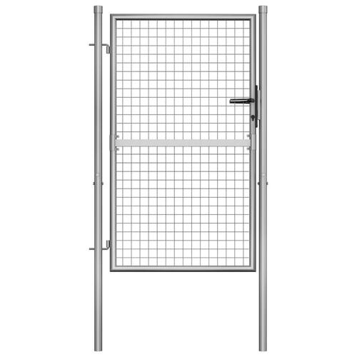 Havelåge galvaniseret stål 105x175 cm sølvfarvet
