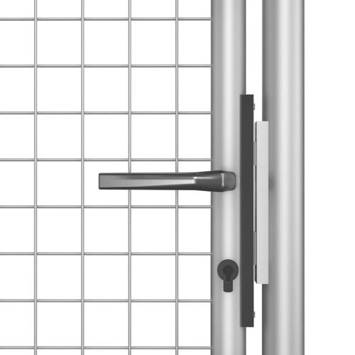 Havelåge galvaniseret stål 105x175 cm sølvfarvet