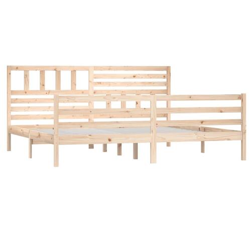 Sengeramme 200x200 cm massivt træ
