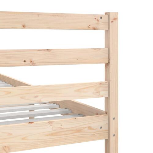 Sengeramme 200x200 cm massivt træ